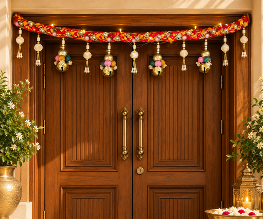 Peetal Bell Moli Toran Handcrafted Bandhanwar