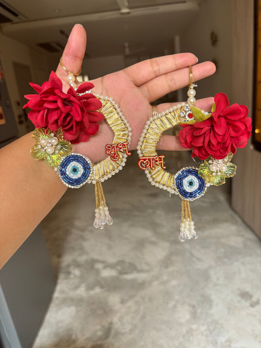 Small Evil Eye Hanging – Handcrafted Nazar Battu