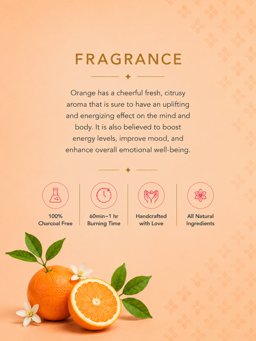 Orange Incense Sticks