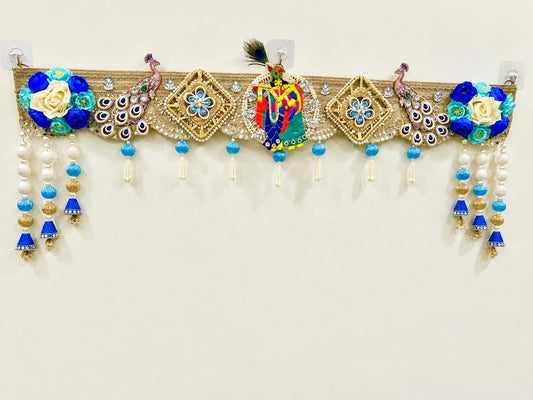 Radha Krishna Peacock Handcrafted Traditional Toran